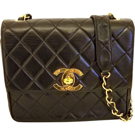 chanel vintage boston shoulder bag|authentic Vintage Chanel bags.